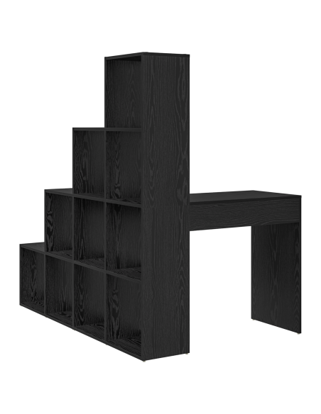 Scrivania ad angolo Rovere nero 101,5 x 149,5 x 149,5 cm