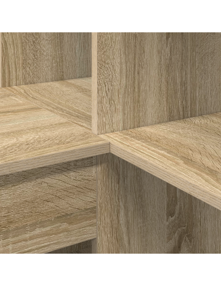 Scrivania ad angolo rovere sonoma 101,5 x 149,5 x 149,5 cm