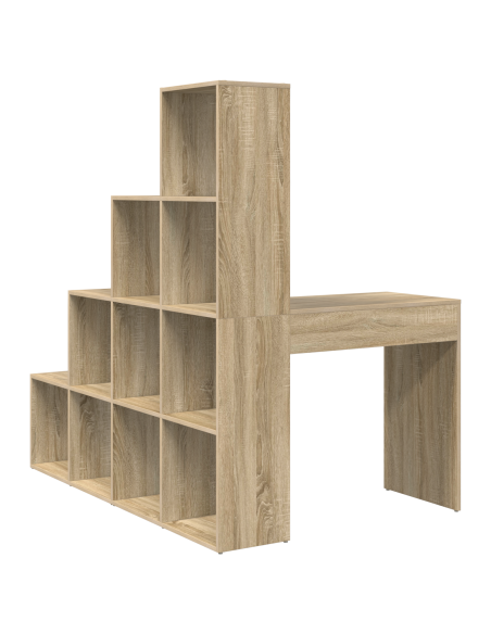 Scrivania ad angolo rovere sonoma 101,5 x 149,5 x 149,5 cm
