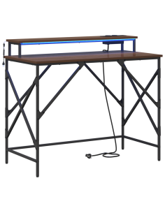 Scrivania Rovere Marrone 100 x 50 x 86,5 cm Legno multistrato