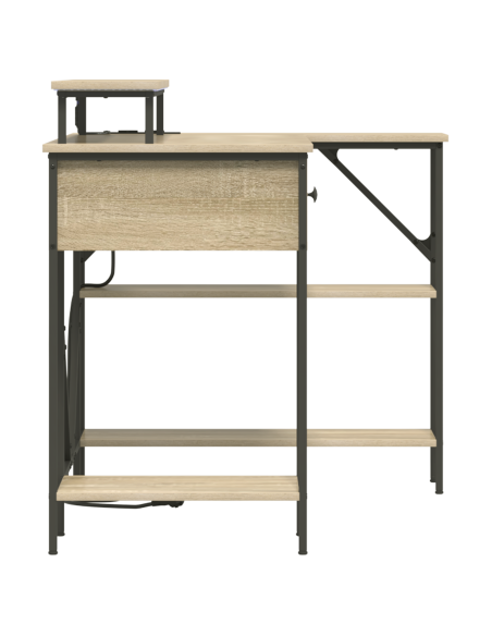 Scrivania rovere sonoma 120 x 79 x 86.5 cm Legno multistrato