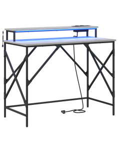 Scrivania Grigio Sonoma 100 x 50 x 86,5 cm Legno multistrato