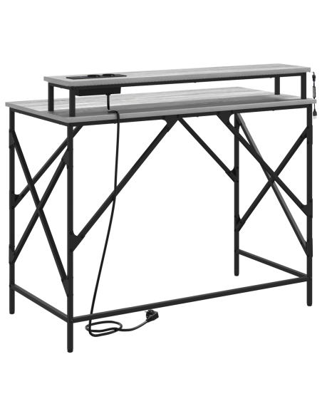 Scrivania Grigio sonoma 100 x 50 x 86.5 cm Legno multistrato