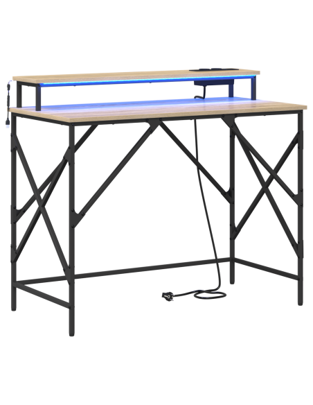 Scrivania rovere sonoma 100 x 50 x 86.5 cm Legno multistrato