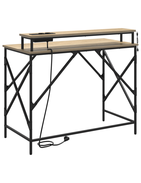 Scrivania rovere sonoma 100 x 50 x 86.5 cm Legno multistrato