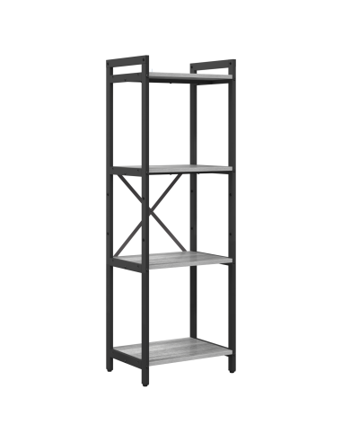 Libreria Grigio sonoma 40 x 30 x 85 cm Legno multistrato