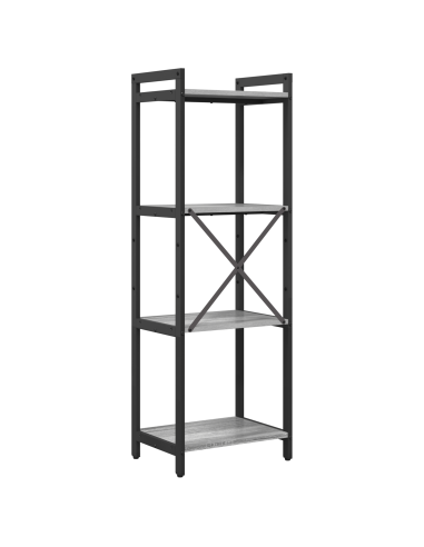 Libreria Grigio sonoma 40 x 30 x 85 cm Legno multistrato