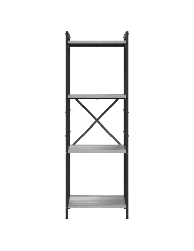 Libreria Grigio sonoma 40 x 30 x 85 cm Legno multistrato