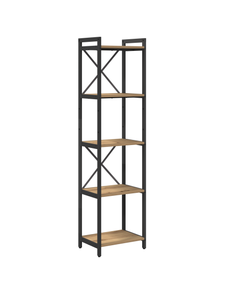 Libreria rovere artigianale 40 x 30 x 153 cm Legno multistrato