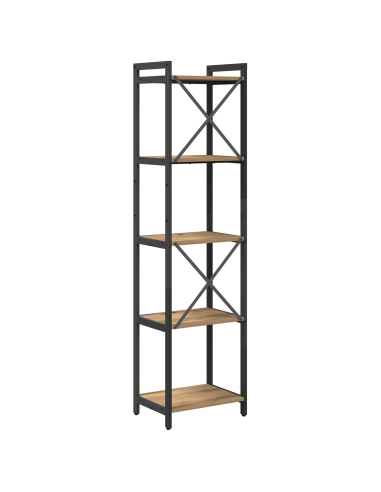 Libreria Rovere artigianale 40 x 30 x 155 cm Legno multistrato