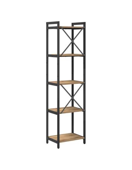Libreria rovere artigianale 40 x 30 x 153 cm Legno multistrato