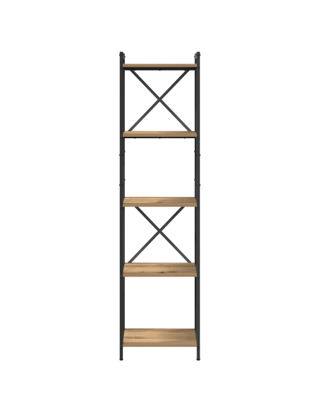 Libreria rovere artigianale 40 x 30 x 153 cm Legno multistrato