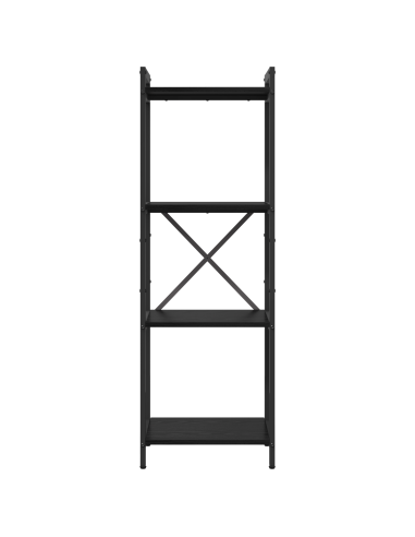 Libreria Rovere Nero 40 x 30 x 85 cm Legno multistrato