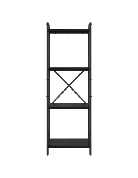 Libreria Rovere Nero 40 x 30 x 85 cm Legno multistrato