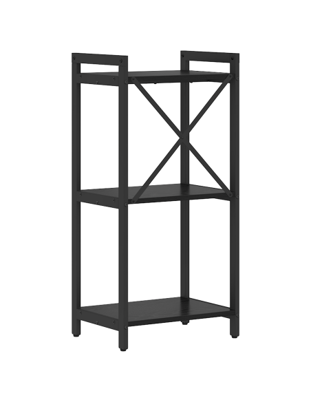 Libreria Rovere nero 40 x 30 x 83 cm Legno multistrato