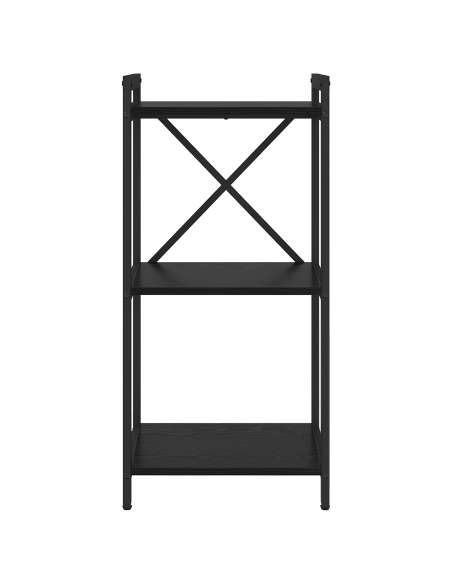 Libreria Rovere nero 40 x 30 x 83 cm Legno multistrato