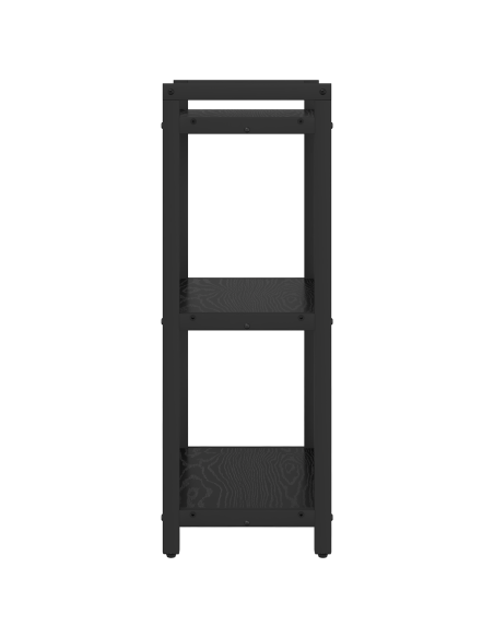 Libreria Rovere nero 40 x 30 x 83 cm Legno multistrato