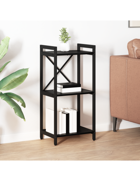 Libreria Rovere nero 40 x 30 x 83 cm Legno multistrato