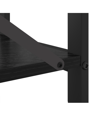 Libreria Rovere Nero 40 x 30 x 50 cm Legno multistrato