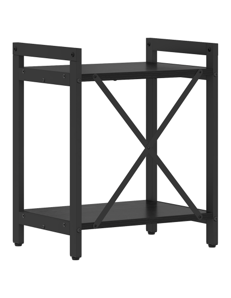 Libreria Rovere nero 40 x 30 x 48.5 cm Legno multistrato