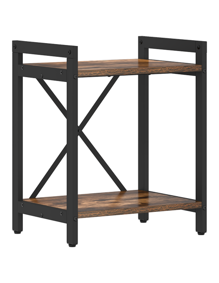 Libreria Rovere fumo 40 x 30 x 48.5 cm Legno multistrato