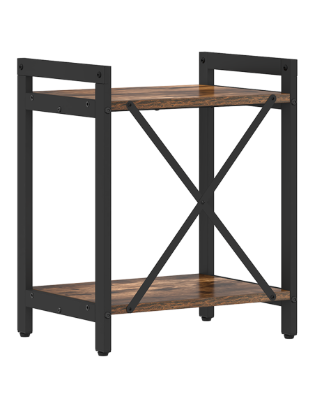 Libreria Rovere fumo 40 x 30 x 48.5 cm Legno multistrato