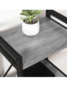Libreria Grigio sonoma 40 x 30 x 85 cm Legno multistrato