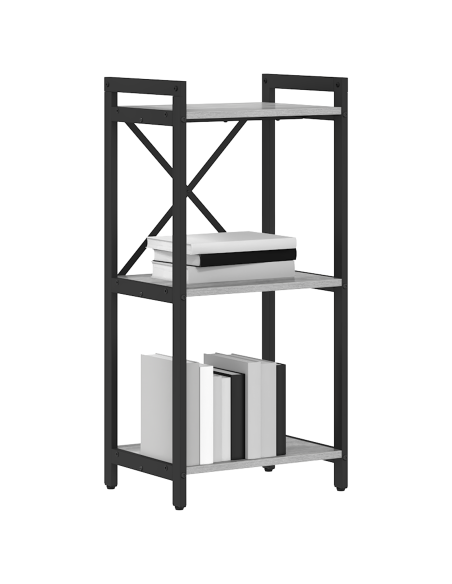 Libreria Grigio sonoma 40 x 30 x 83 cm Legno multistrato