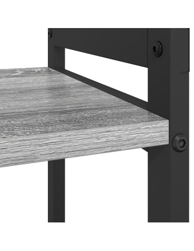 Libreria Grigio sonoma 40 x 30 x 85 cm Legno multistrato