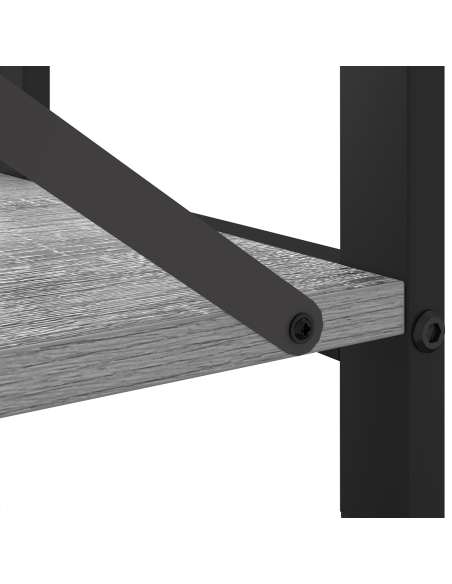 Libreria Grigio sonoma 40 x 30 x 83 cm Legno multistrato
