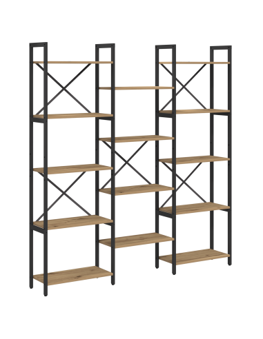 Libreria Rovere artigianale 156 x 25 x 167 cm Legno multistrato