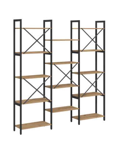 Libreria Rovere artigianale 156 x 25 x 167 cm Legno multistrato