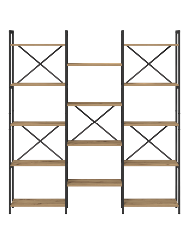 Libreria Rovere artigianale 156 x 25 x 167 cm Legno multistrato