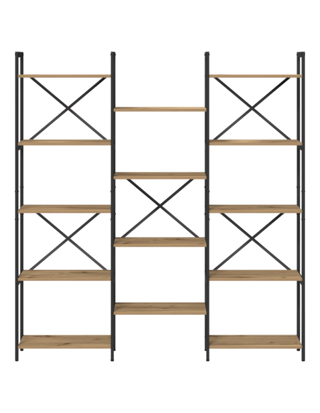 Libreria rovere artigianale 156 x 25 x 167.5 cm
