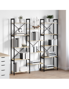 Libreria Rovere Sonoma 156 x 25 x 167 cm Legno multistrato