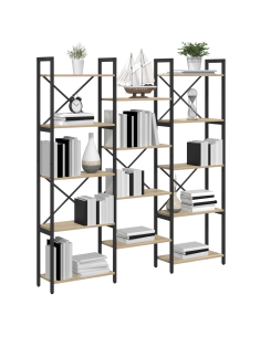 Libreria Rovere Sonoma 156 x 25 x 167 cm Legno multistrato 2