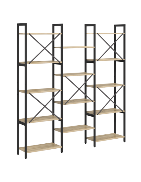 Libreria rovere sonoma 156 x 25 x 167.5 cm Legno multistrato