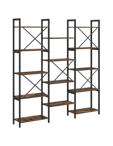 Libreria Rovere fumo 156 x 25 x 167.5 cm Legno multistrato
