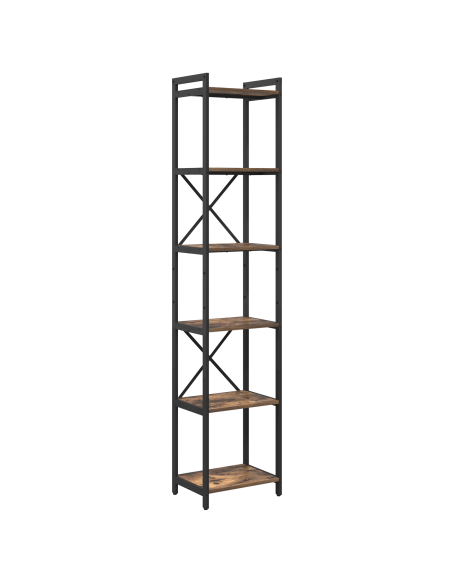 Libreria Rovere fumo 40 x 30 x 188 cm Legno multistrato