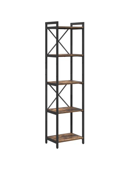 Libreria Rovere fumé 40 x 30 x 155 cm Legno multistrato