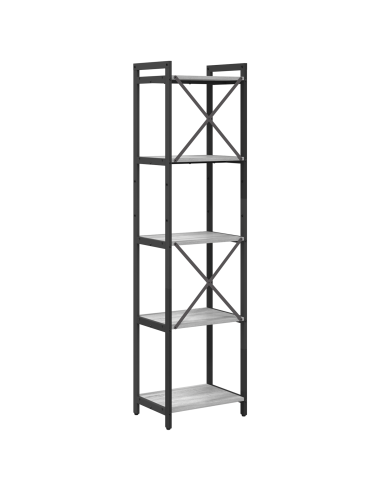 Libreria Grigio sonoma 40 x 30 x 155 cm Legno multistrato