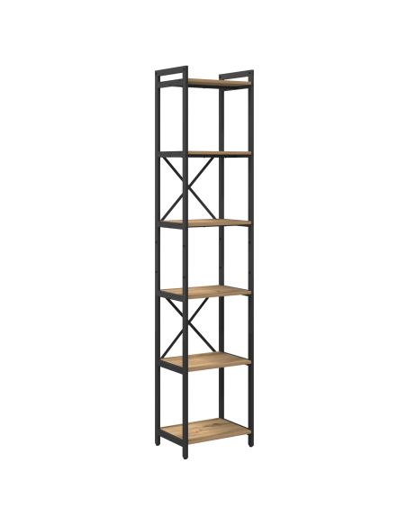 Libreria rovere artigianale 40 x 30 x 188 cm Legno multistrato