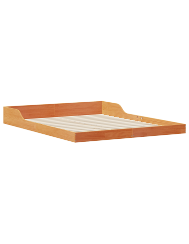 Struttura del letto Marrone cerato 160 x 200 cm Pino massello