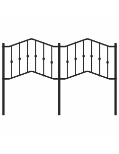 Testiera in Metallo Nero 150 cm 2