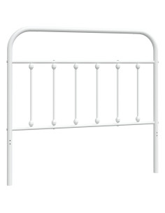 Testiera in Metallo Bianco 107 cm