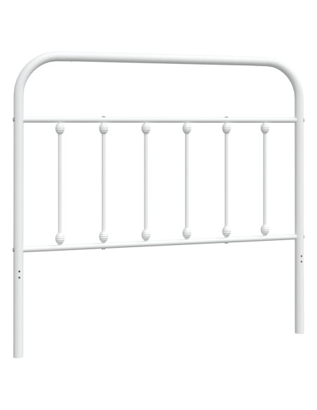 Testiera in Metallo Bianco 107 cm