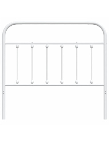 Testiera in Metallo Bianco 107 cm