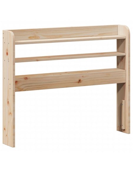 Giroletto con Testiera 90x190 cm in Legno Massello di Pino