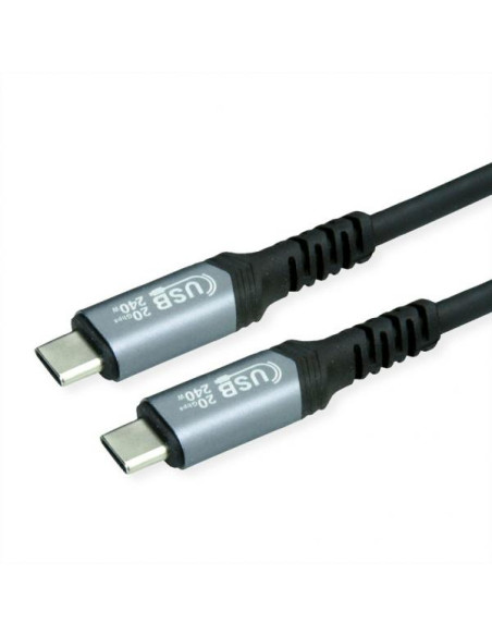 VALUE 11.99.9087 cavo USB USB4 Gen 2x2 2 m USB C Nero