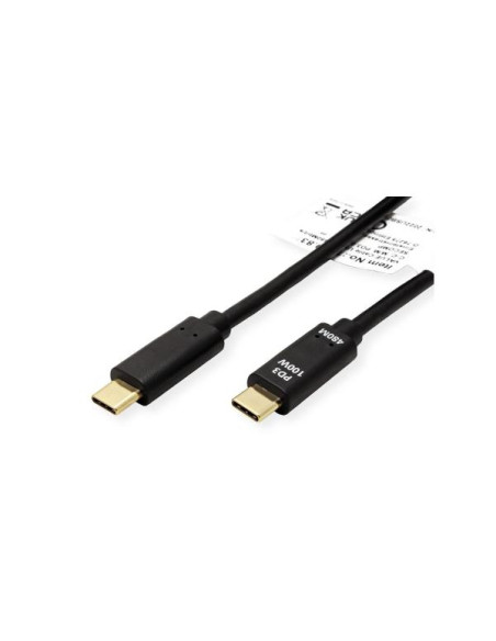 VALUE 11.99.8308 cavo USB USB 2.0 1 m USB C Nero
